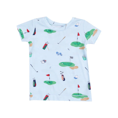 Angel Dear Loungewear Set: Blue Golf Things