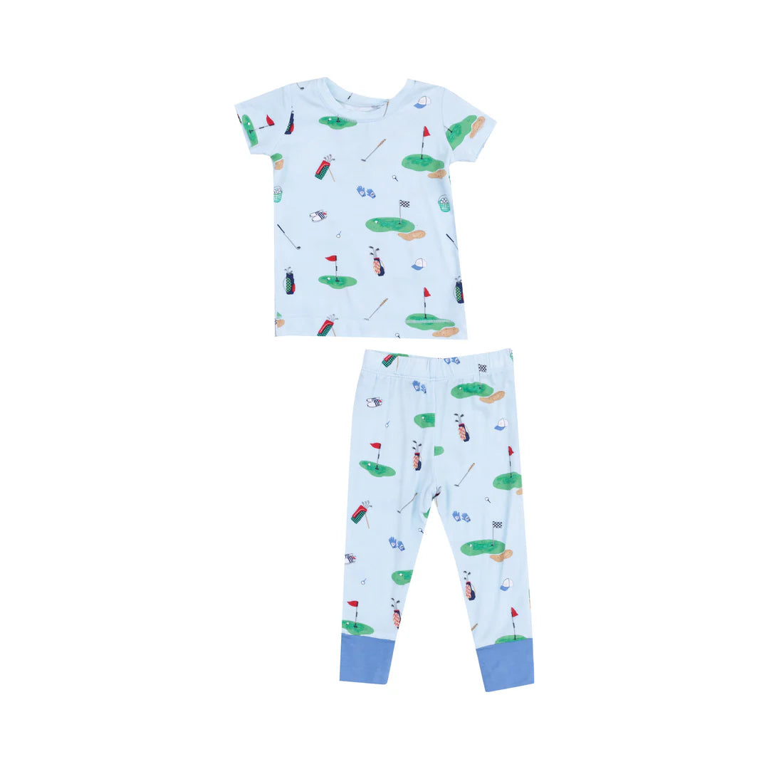 Angel Dear Loungewear Set: Blue Golf Things