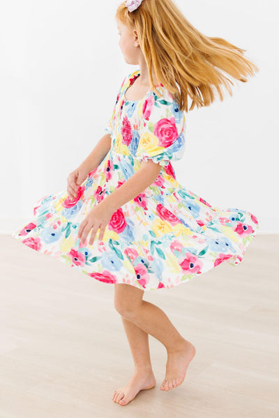 Mila & Rose:  Rosie Smocked Ruffle Dress SHIPS SEPARATELY