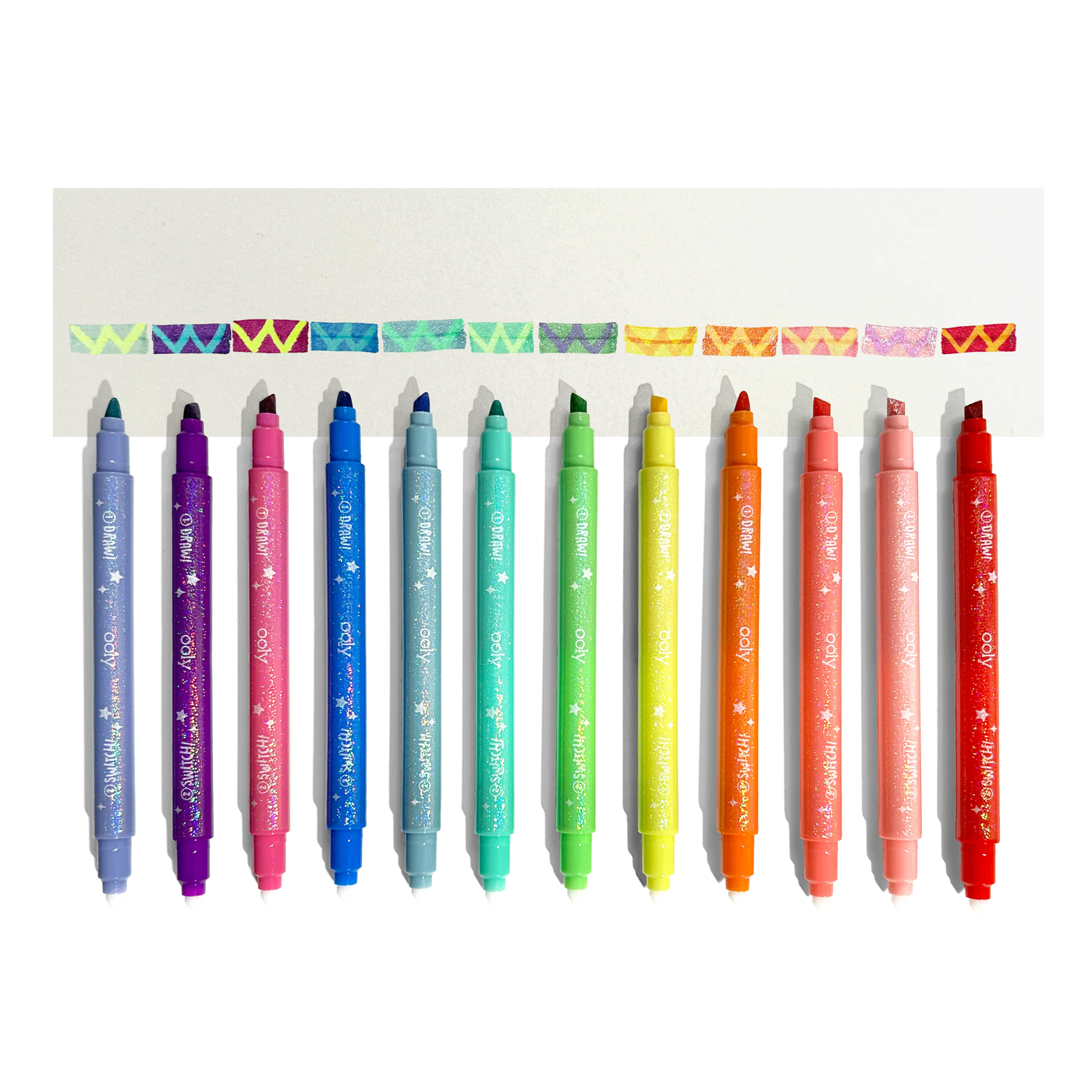 OOLY: Switch-Eroo Sparkle Glittery Color Changing Markers