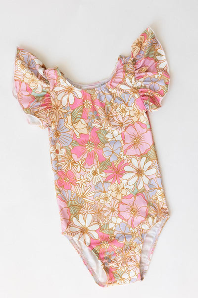 Mila & Rose:  What's Up Buttercup S/S Flutter Sleeve Leotard SHIPS SEPARATELY