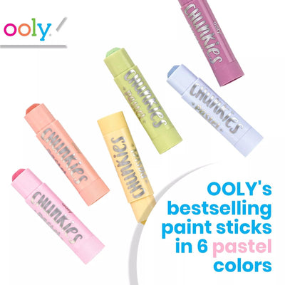 Ooly: Chunkies Paint Sticks: Pastel - Set of 6