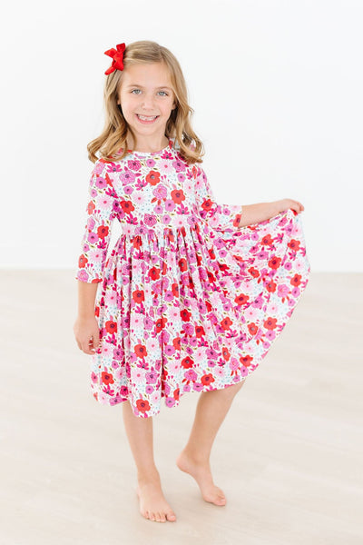Mila & Rose:  Secret Garden 3/4 Pocket Twirl Dress SHIPS SEPARATELY