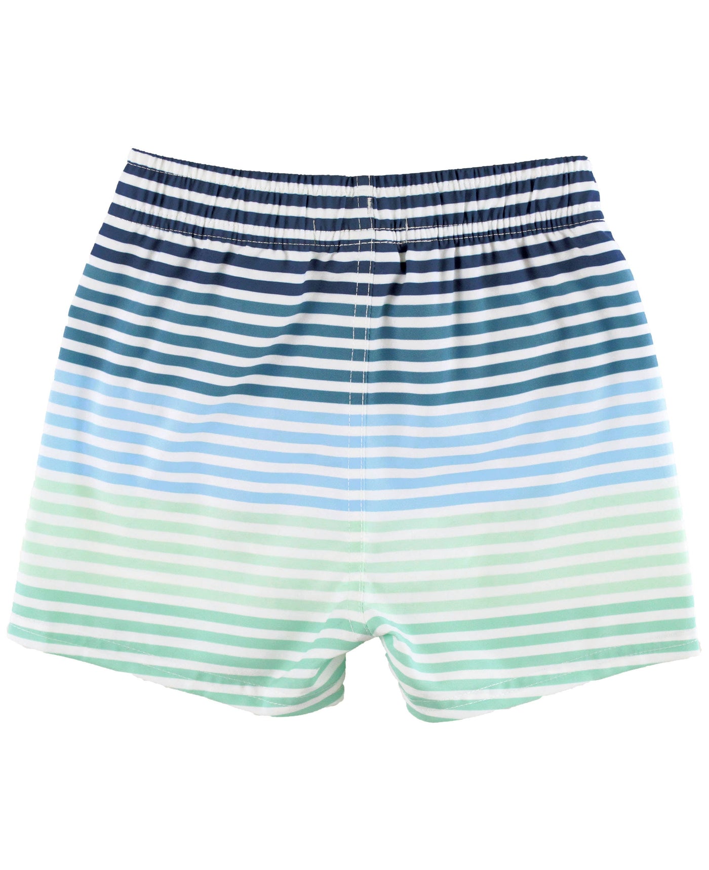 RuffleButts + RuggedButts - Boys Coastal Stripes Swim Trunks (Run Big)