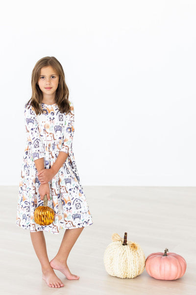 Mila & Rose:  Stay Spooky Pocket Twirl Dress SHIPS SEPARATELY