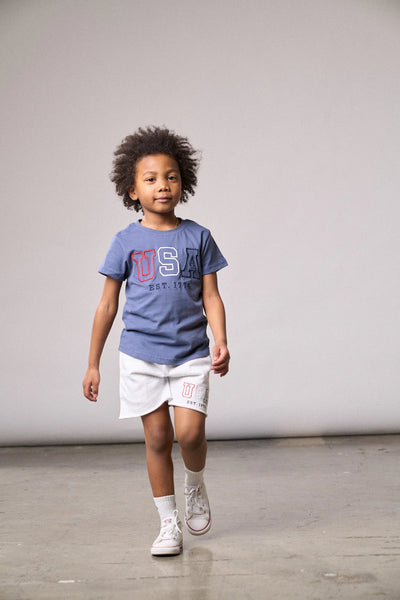 Little Bipsy Tee: USA Navy
