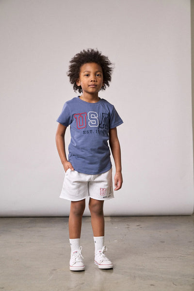 Little Bipsy Tee: USA Navy
