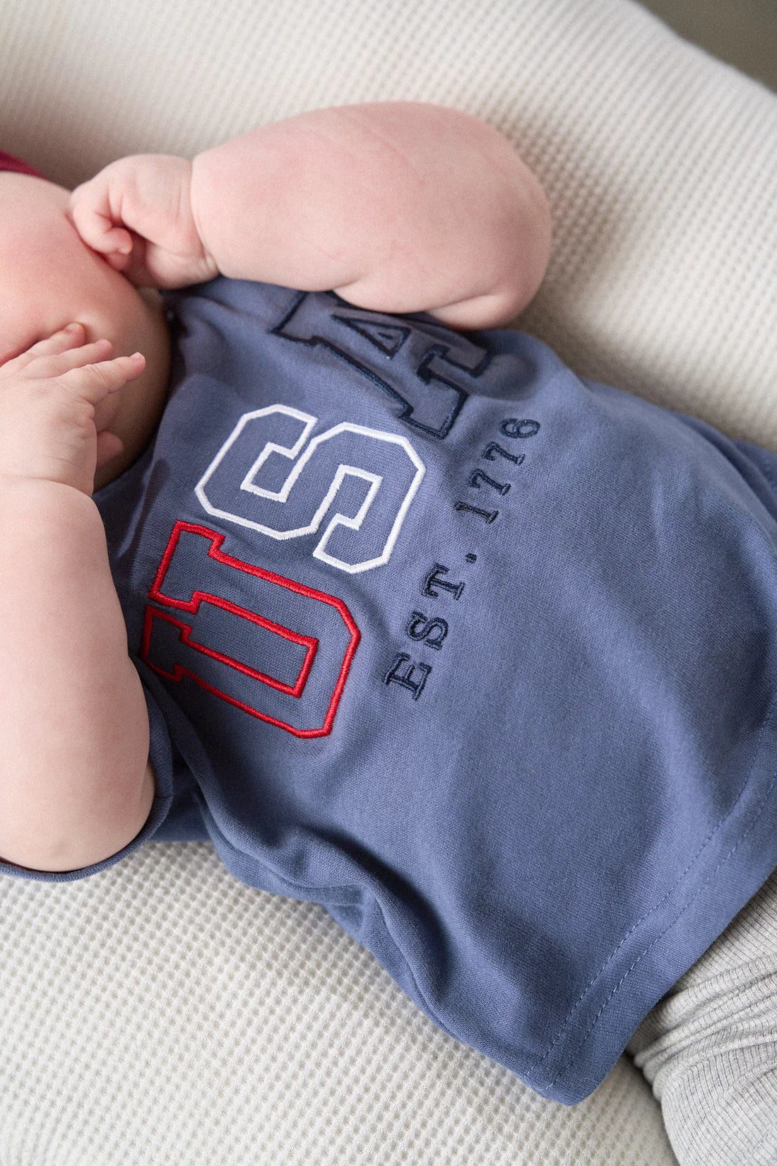 Little Bipsy Tee: USA Navy
