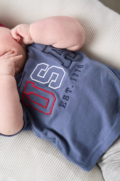 Little Bipsy Tee: USA Navy