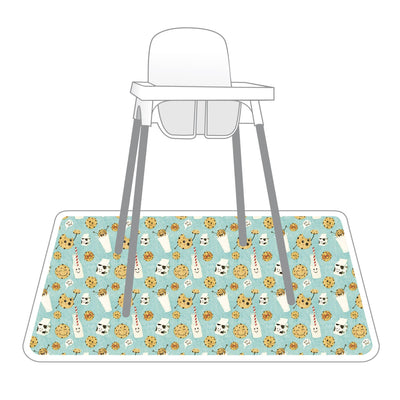 Bapron Splash Mat: Cookies & Milk