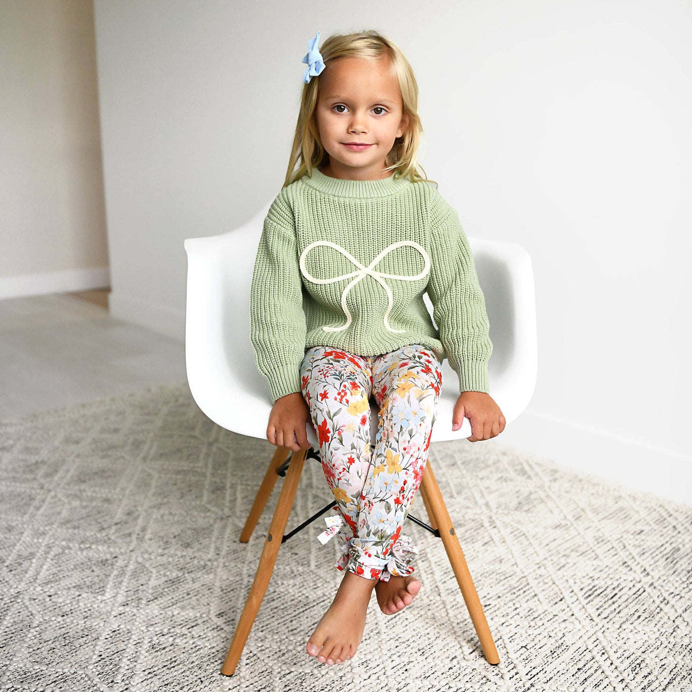 Gigi and Max Bow Leggings: Lottie
