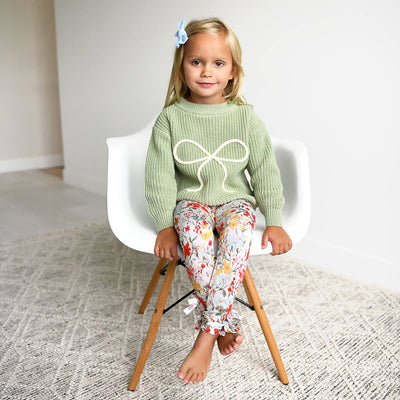 Gigi and Max Bow Leggings: Lottie