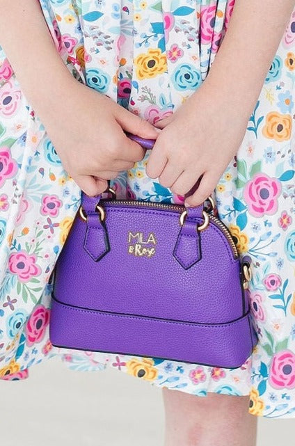 Mila & Rose:  Purple Girl's Crossbody Purse SHIPS SEPARATELY