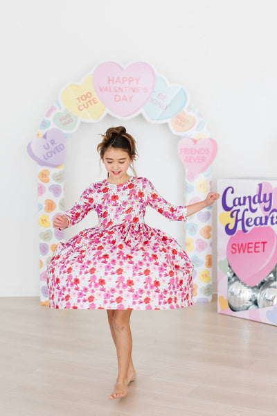 Mila & Rose:  Secret Garden 3/4 Pocket Twirl Dress SHIPS SEPARATELY