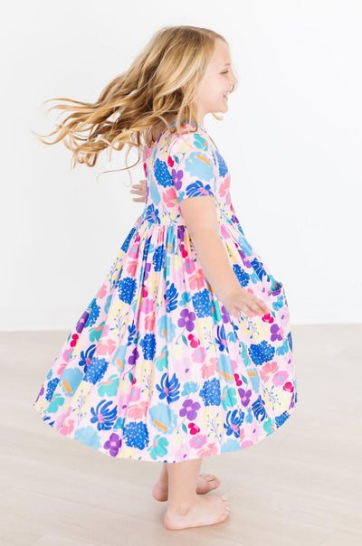 Mila & Rose:  Dahlia Dreams S/S Pocket Twirl Dress SHIPS SEPARATELY