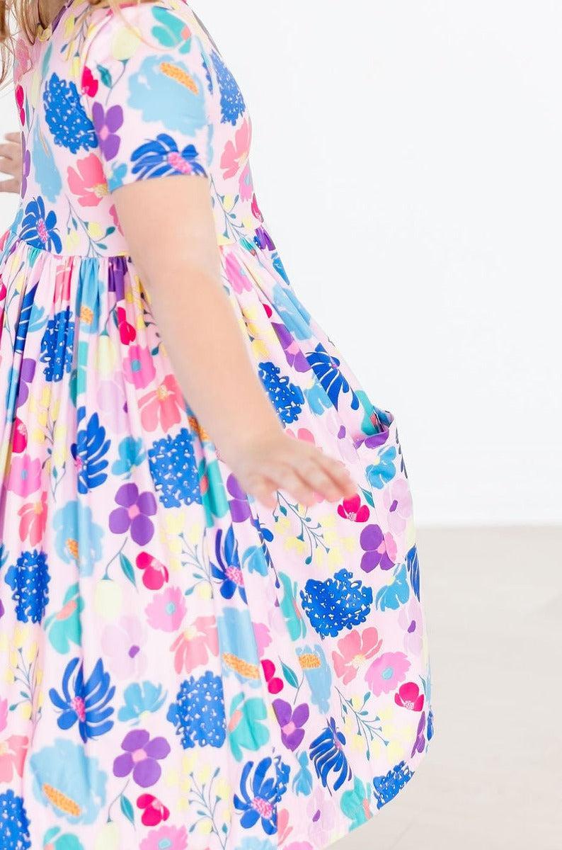 Mila & Rose:  Dahlia Dreams S/S Pocket Twirl Dress SHIPS SEPARATELY