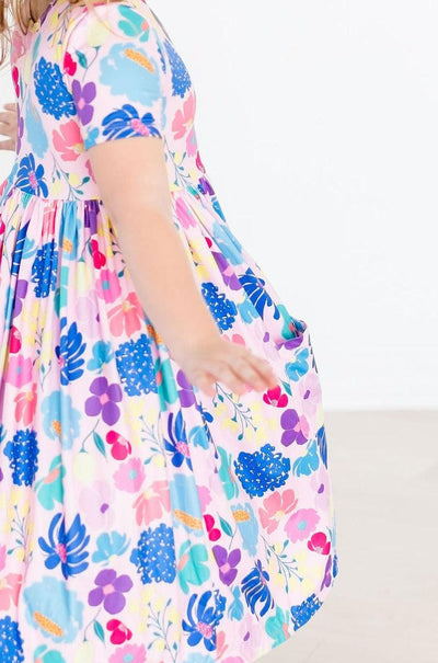 Mila & Rose:  Dahlia Dreams S/S Pocket Twirl Dress SHIPS SEPARATELY
