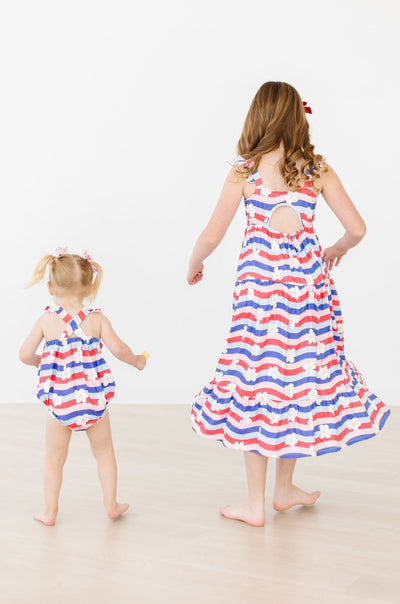 Mila & Rose:  July Vibes Ruffle Maxi Dress SHIPS SEPARATELY