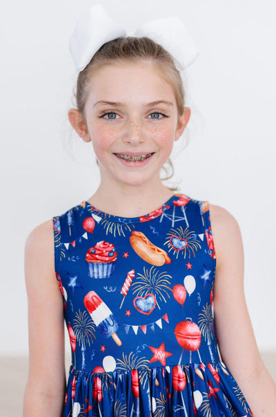 Mila & Rose:  You Look Like the 4th of July Tank Twirl Dress SHIPS SEPARATELY