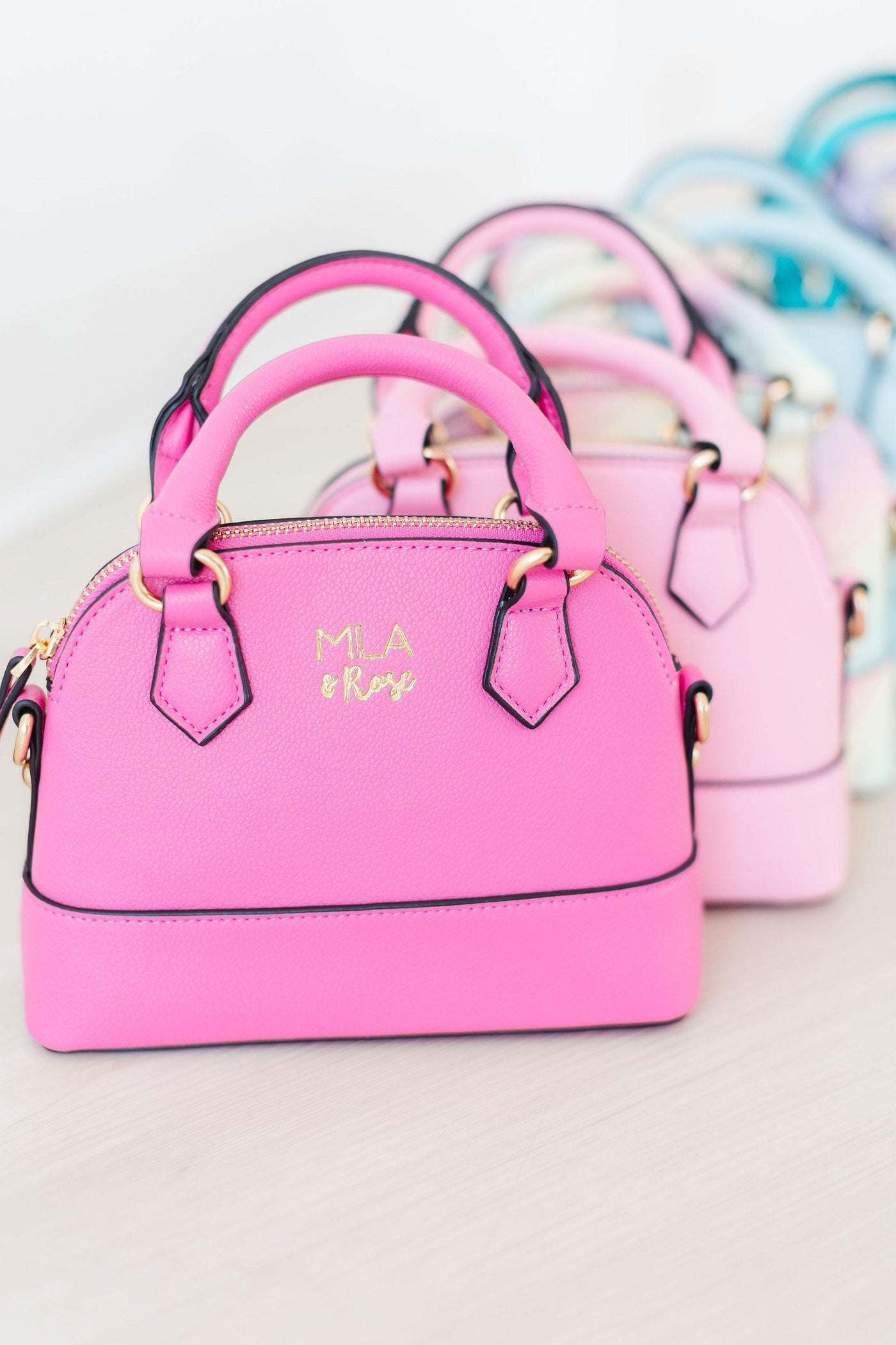 Mila & Rose:  Hot Pink Girl's Crossbody Purse SHIPS SEPARATELY