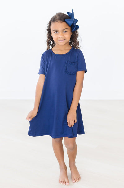 Mila & Rose:  Navy T-Shirt Dress SHIPS SEPARATELY