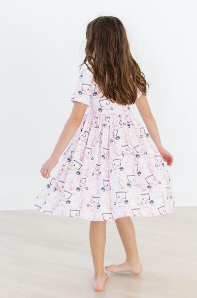 Mila & Rose:  Tee Time S/S Pocket Twirl Dress SHIPS SEPARATELY