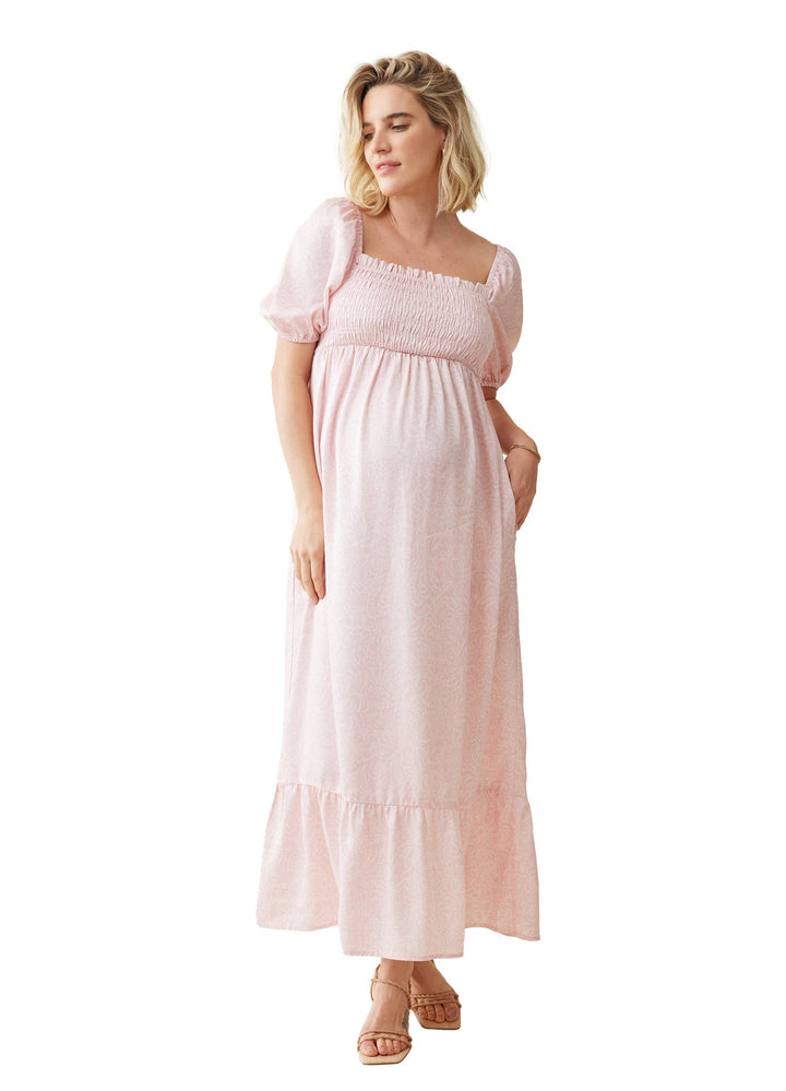 isabel maternity dress Ingrid & Isabel: Smocked Tiered and Nursing Maxi Ingrid Buy Y.A.S Black Long vacation outfit idea 22% Linen Material:Silk Taffeta