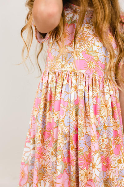 Mila & Rose:  What's Up Buttercup S/S Pocket Twirl Dress SHIPS SEPARATELY
