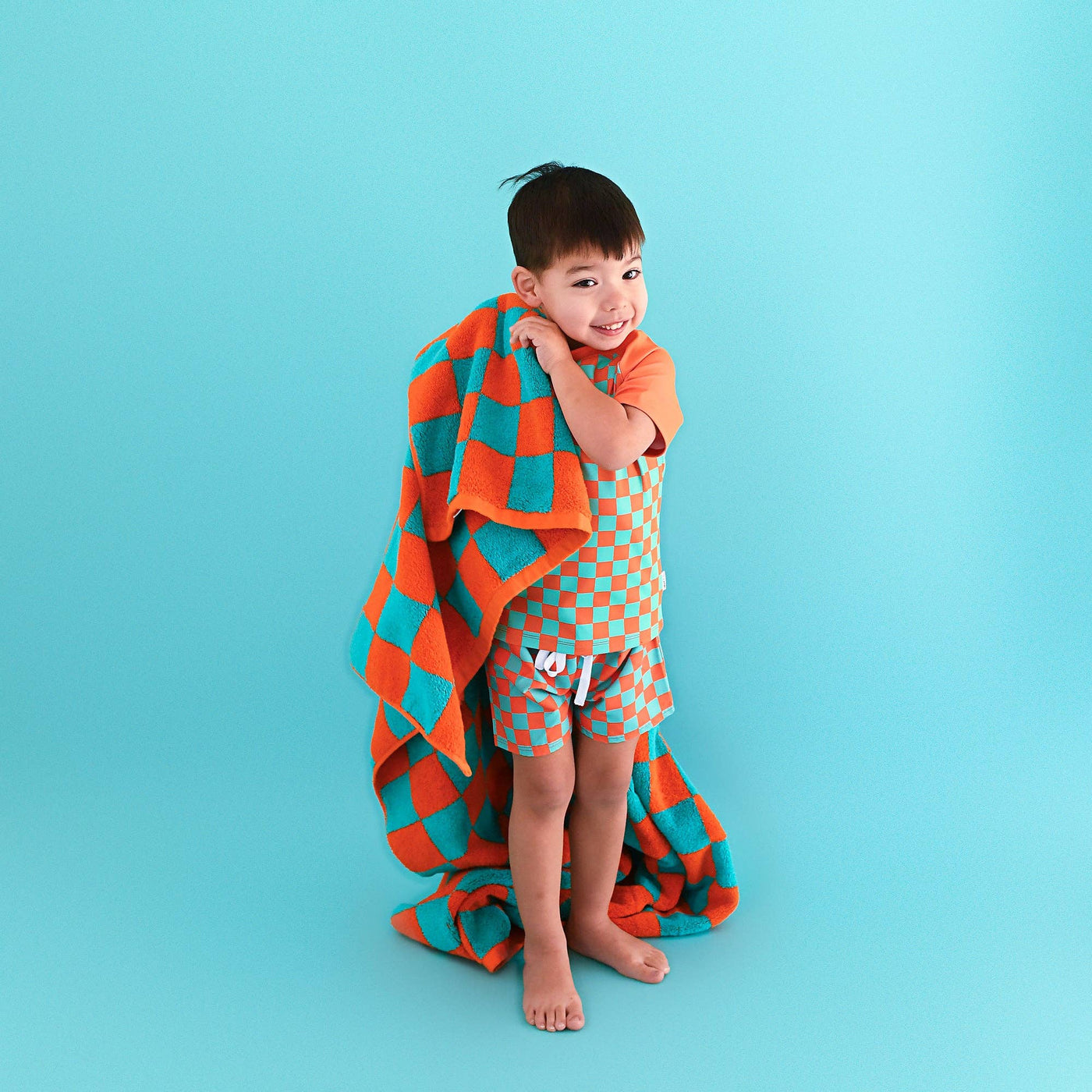 Gigi and Max Swim Shorts: Spencer Checks