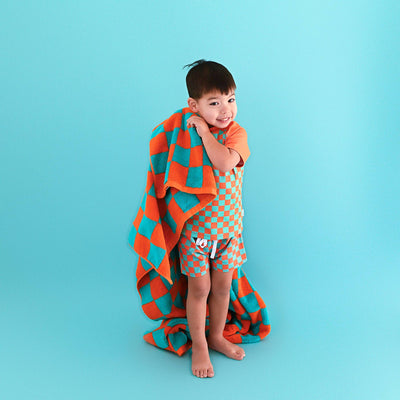 Gigi and Max Swim Shorts: Spencer Checks