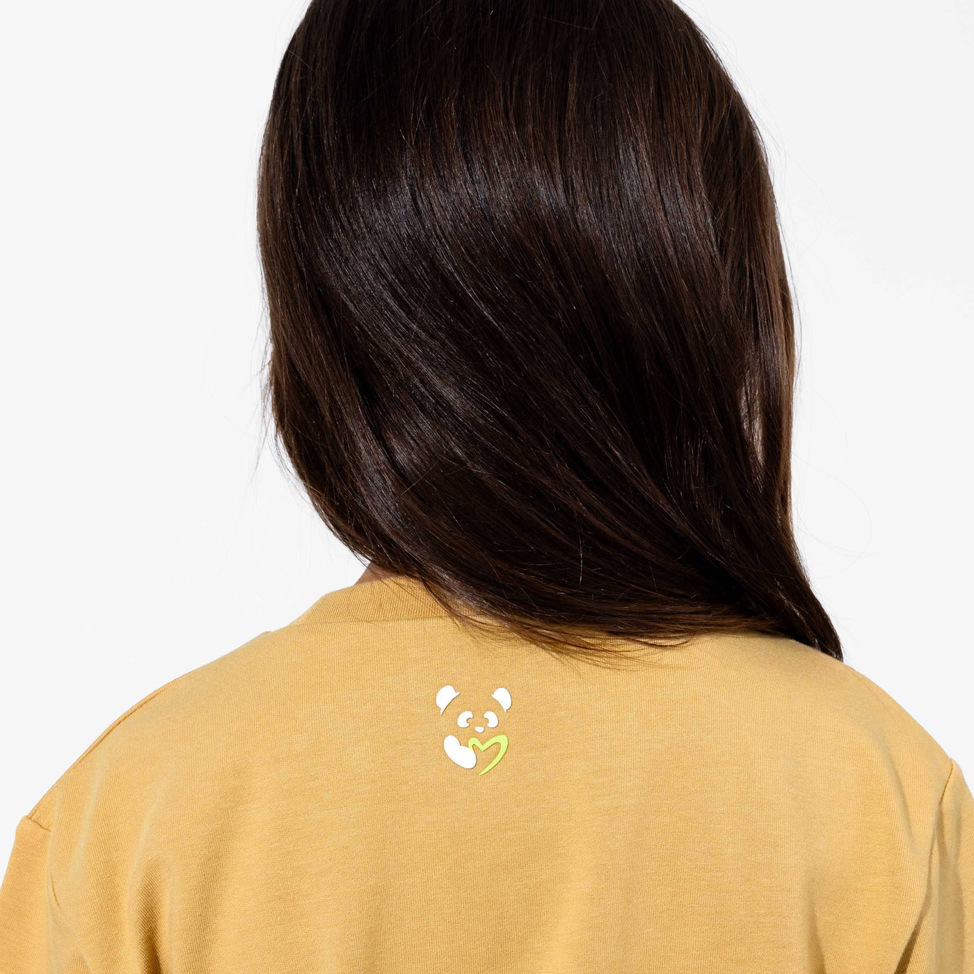 Bellabu Bear Oversized T-Shirt: Latte