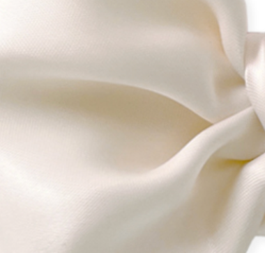 Baby Bling Bows Satin Fab Headwrap: Ivory