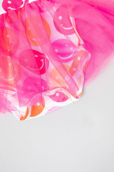 Mila & Rose:  Don't Worry, Be Hippy Tutu Bodysuit SHIPS SEPARATELY