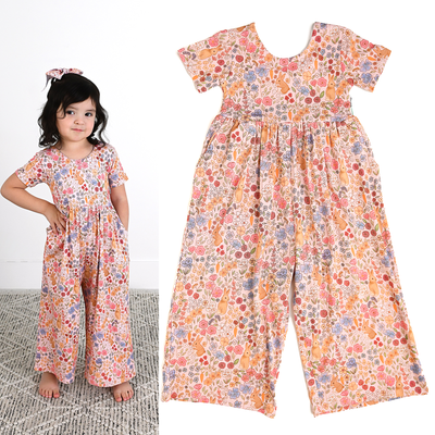 Gigi and Max: Meadow Floral Bunny Romper