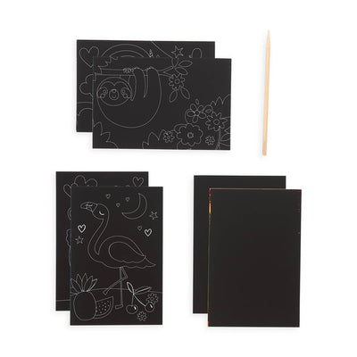 OOLY Mini Scratch & Scribble Art Kit: Funtastic Friends