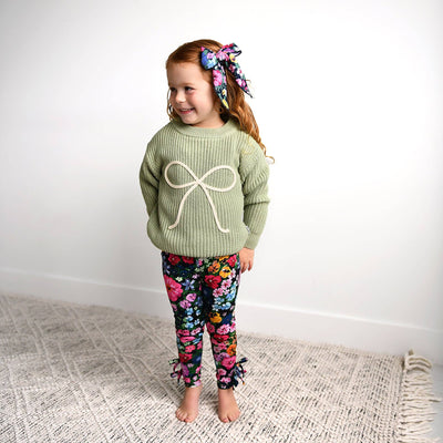 Gigi and Max Bow Leggings: Cassandra