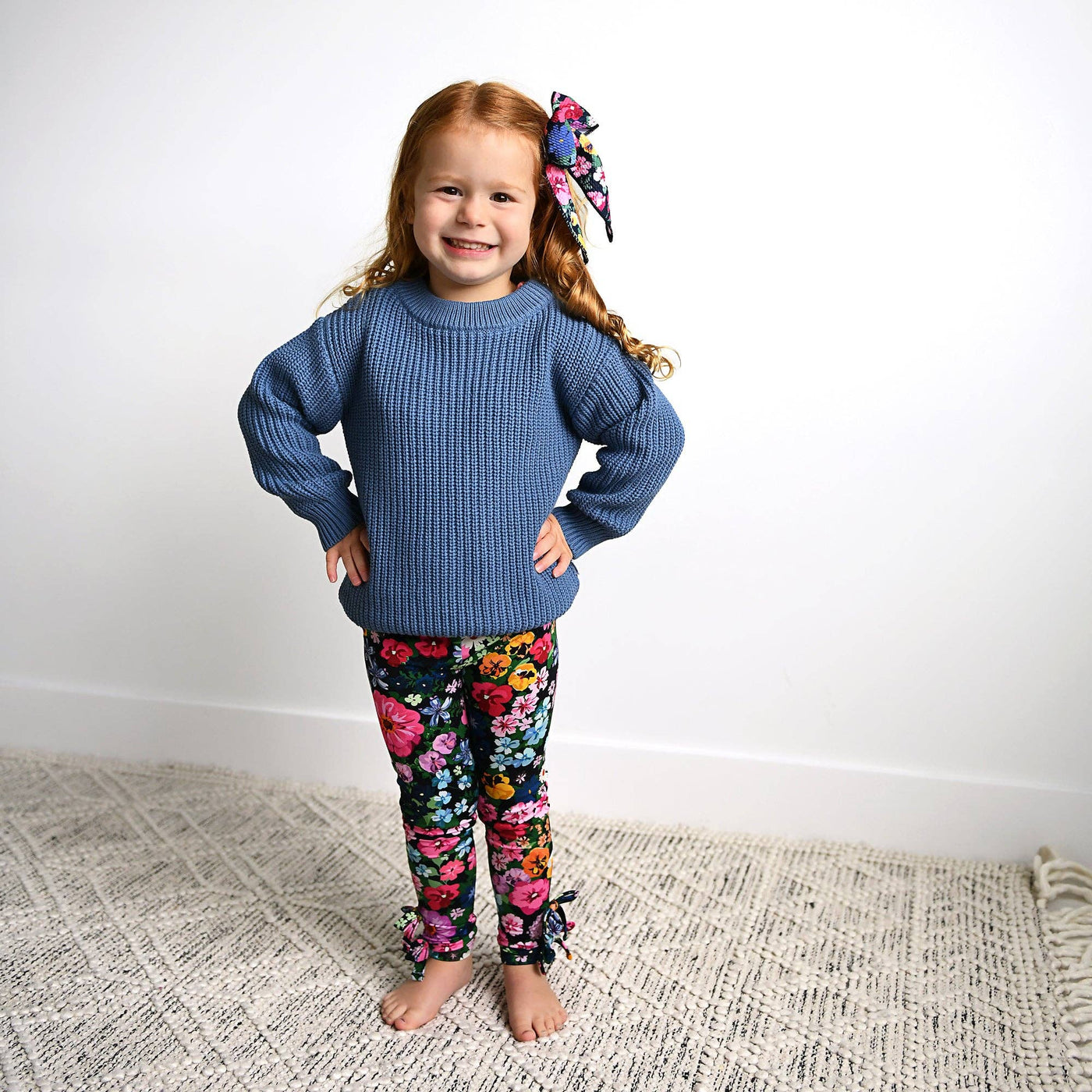 Gigi and Max Sweater: Steel Blue