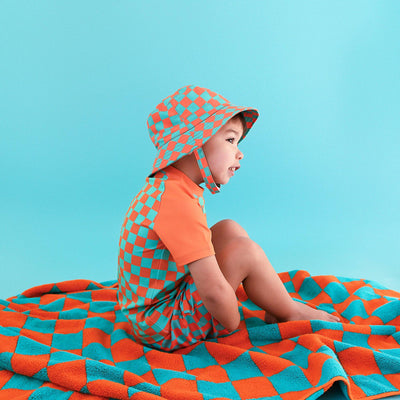 Gigi and Max Swim Shorts: Spencer Checks