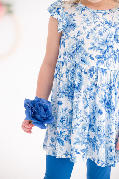 Birdie Bean Peplum Set: Iris