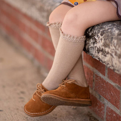 Little Stocking Co. Lace Top Bundle: Neutral