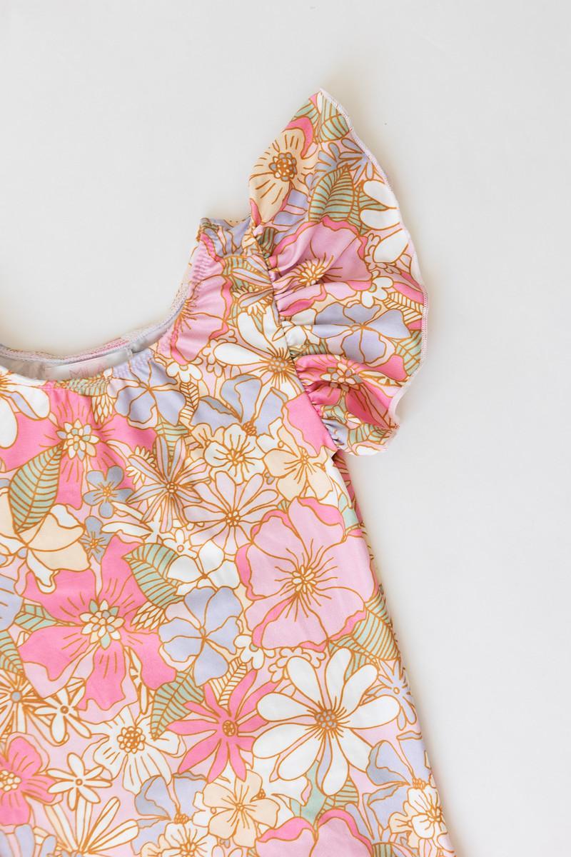 Mila & Rose:  What's Up Buttercup S/S Flutter Sleeve Leotard SHIPS SEPARATELY