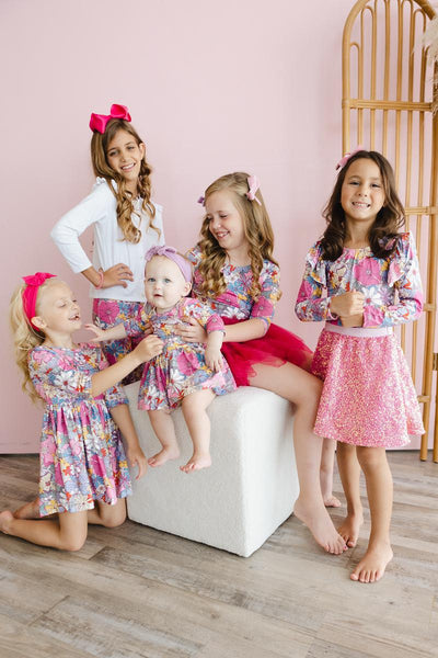 Mila & Rose:  Mauve What's Up Buttercup 3/4 Tutu Leotard SHIPS SEPARATELY