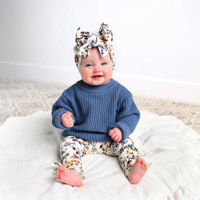 Gigi and Max Sweater: Steel Blue