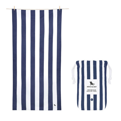 Dock & Bay Quick Dry Towel: Whitsunday Blue