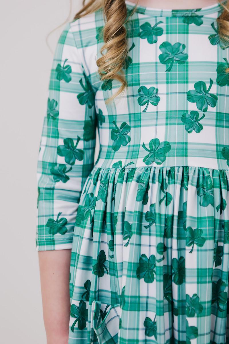 Mila & Rose:  Lucky One Pocket Twirl Dress SHIPS SEPARATELY
