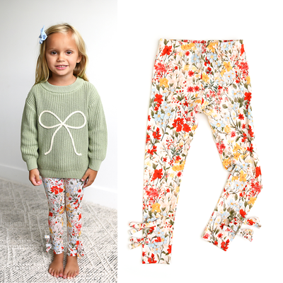 Gigi and Max Bow Leggings: Lottie