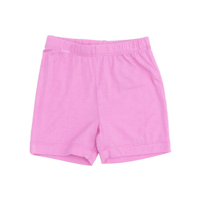 Angel Dear Peplum Top and Bike Short Set: Pink Vintage Golf Carts