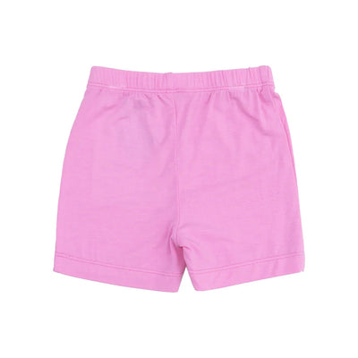 Angel Dear Peplum Top and Bike Short Set: Pink Vintage Golf Carts