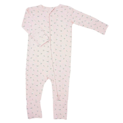 Sweet Bamboo Convertible Romper: Baby's Breath