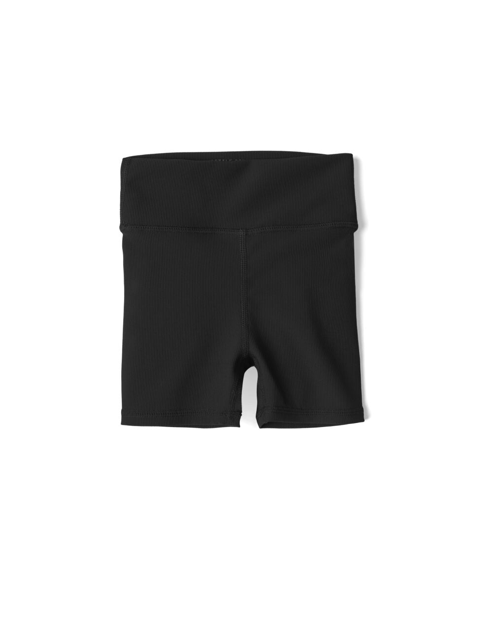 Little Bipsy Athletic Ribbed Biker Shorts - Black